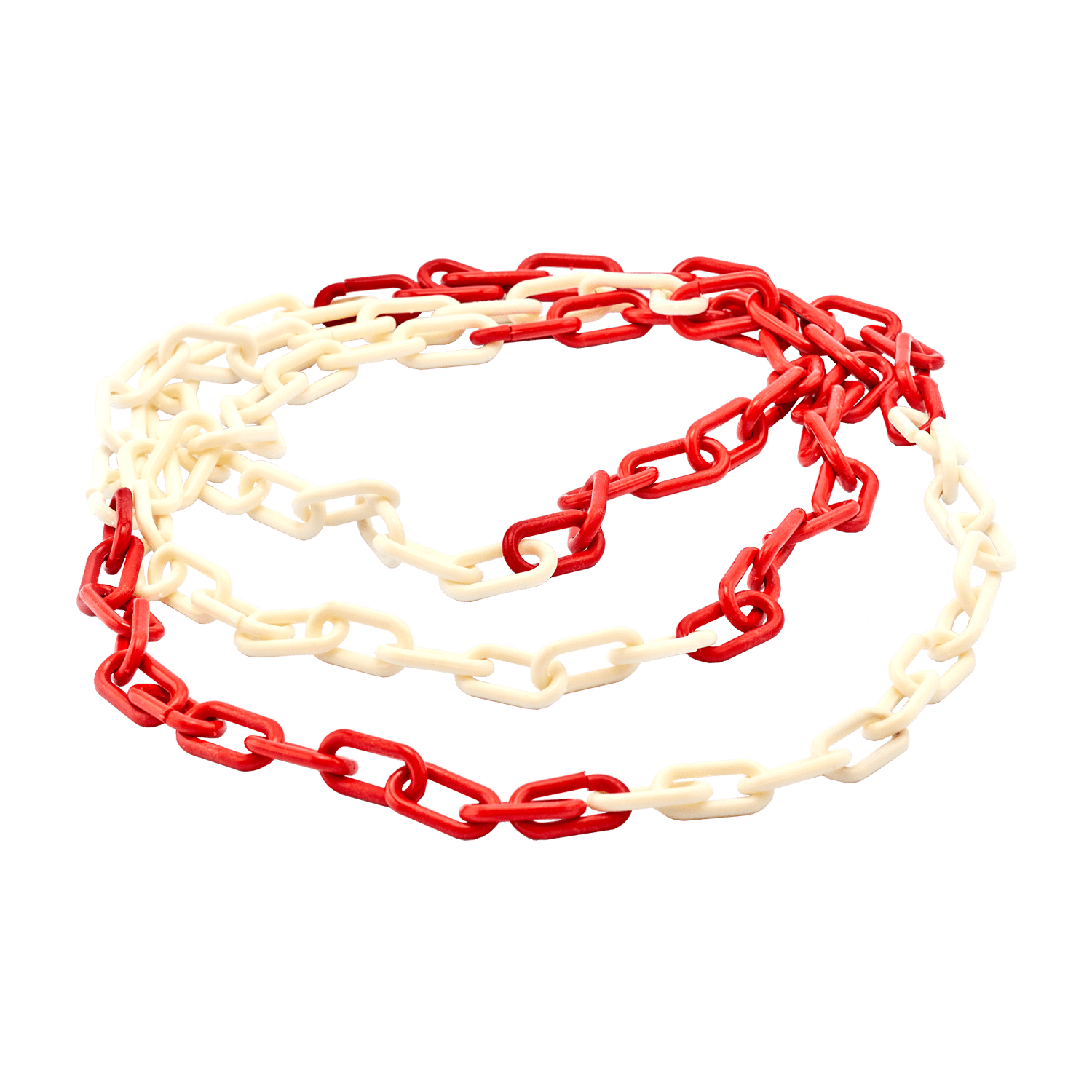 NT6668/KB-PLASTİK ZİNCİR 8 MM KIRMIZI BEYAZ